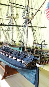 Model lode USS Constitution