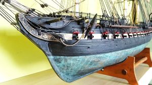 Model lode USS Constitution