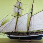 Model lode Baltimore schooner Lynx